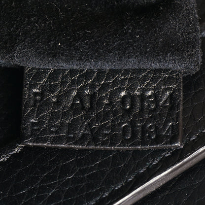 Celine Drummed Calfskin Micro Luggage Black 7 of 12