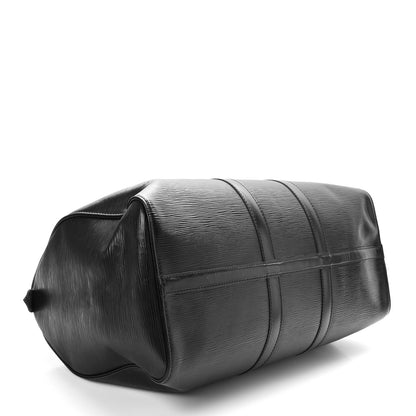 Louis Vuitton Epi Keepall 45 Black 6 of 19