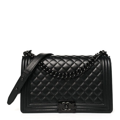 Chanel Caviar Quilted New Medium Boy Flap So Black 1 of 10