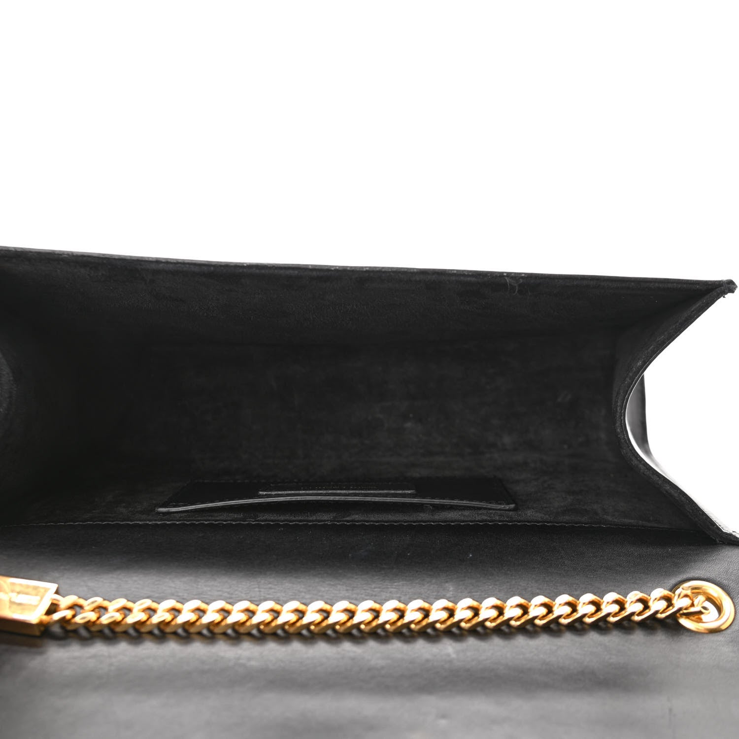Saint Laurent Smooth Calfskin Medium Classic Monogram Kate Tassel Satchel Black 5 of 9
