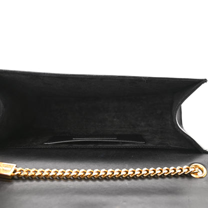 Saint Laurent Smooth Calfskin Medium Classic Monogram Kate Tassel Satchel Black 5 of 9