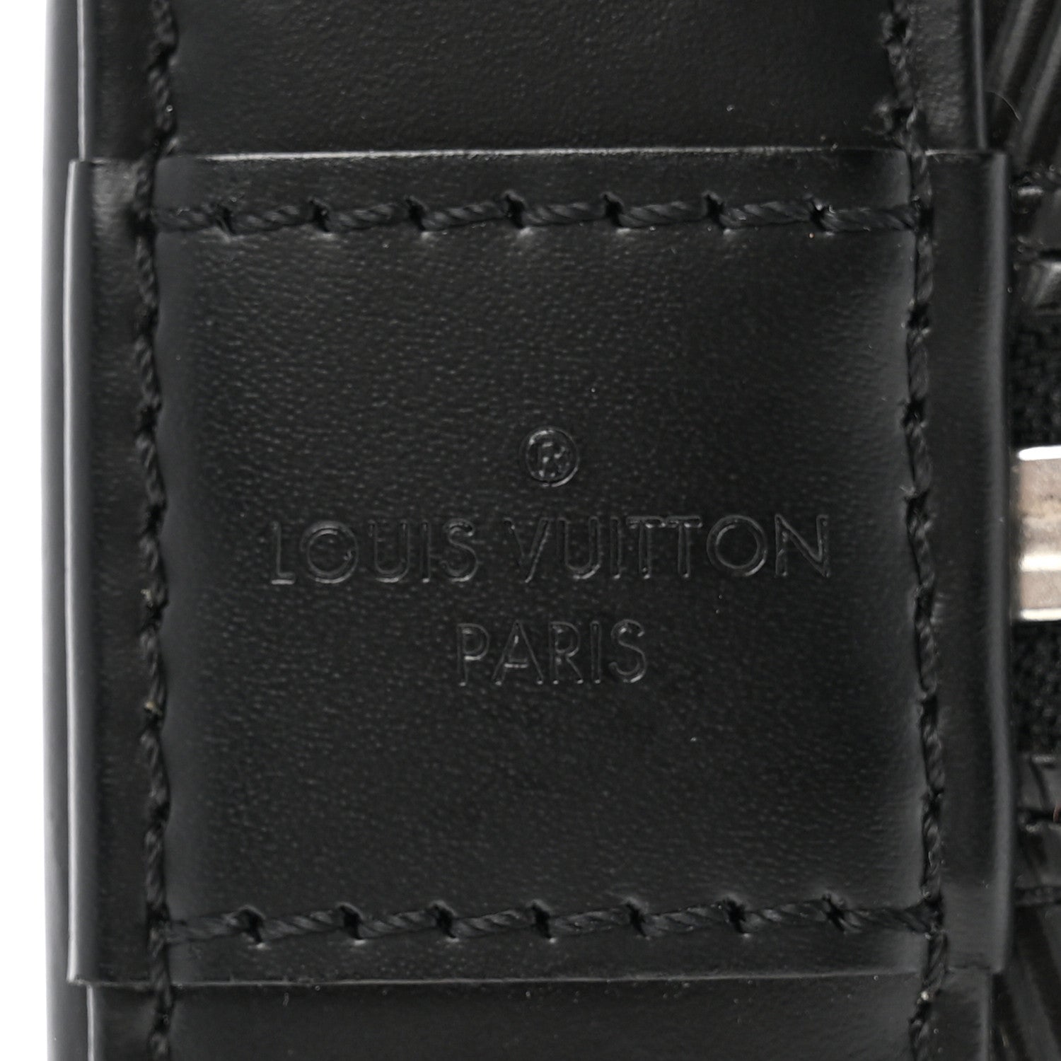 Louis Vuitton Epi Alma MM Black 6 of 13
