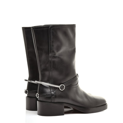Christian Dior Soft Calfskin Diorider Boots 39 Black 4 of 9
