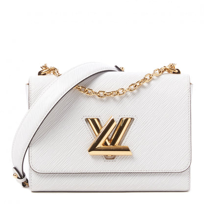 Louis Vuitton Epi Twist Shoulder Bag MM White 1 of 8