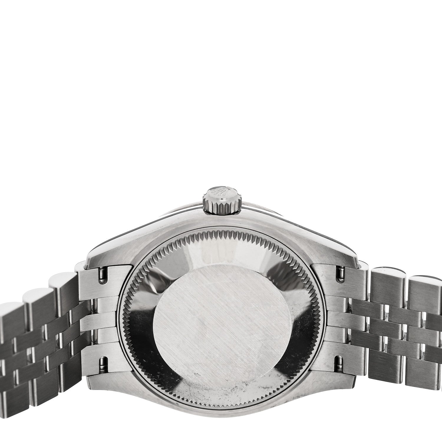 Rolex Stainless Steel 18K White Gold Diamond 31mm Oyster Perpetual Datejust Watch Aubergine Roman 278274 4 of 5