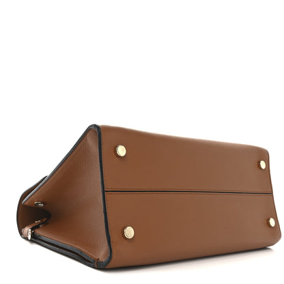 Christian Dior Grained Calfskin Medium Diorever Flap Brown 4 of 9