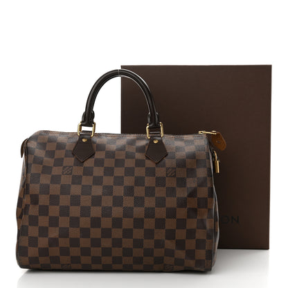 Louis Vuitton Damier Ebene Speedy 30 15 of 15