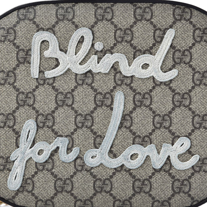 Gucci GG Supreme Monogram Blind For Love Embroidered Mini Chain Shoulder Bag Beige Tuscany 8 of 8