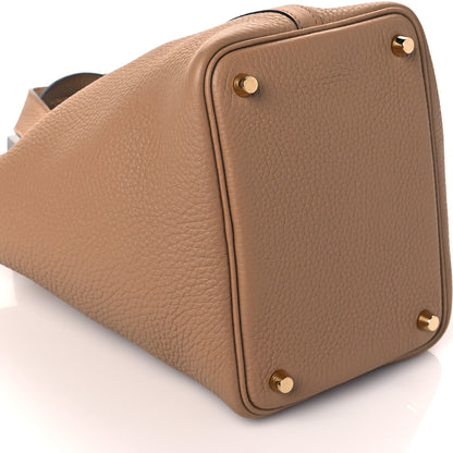 Hermes Taurillon Clemence Picotin Lock 18 PM Chai 9 of 10