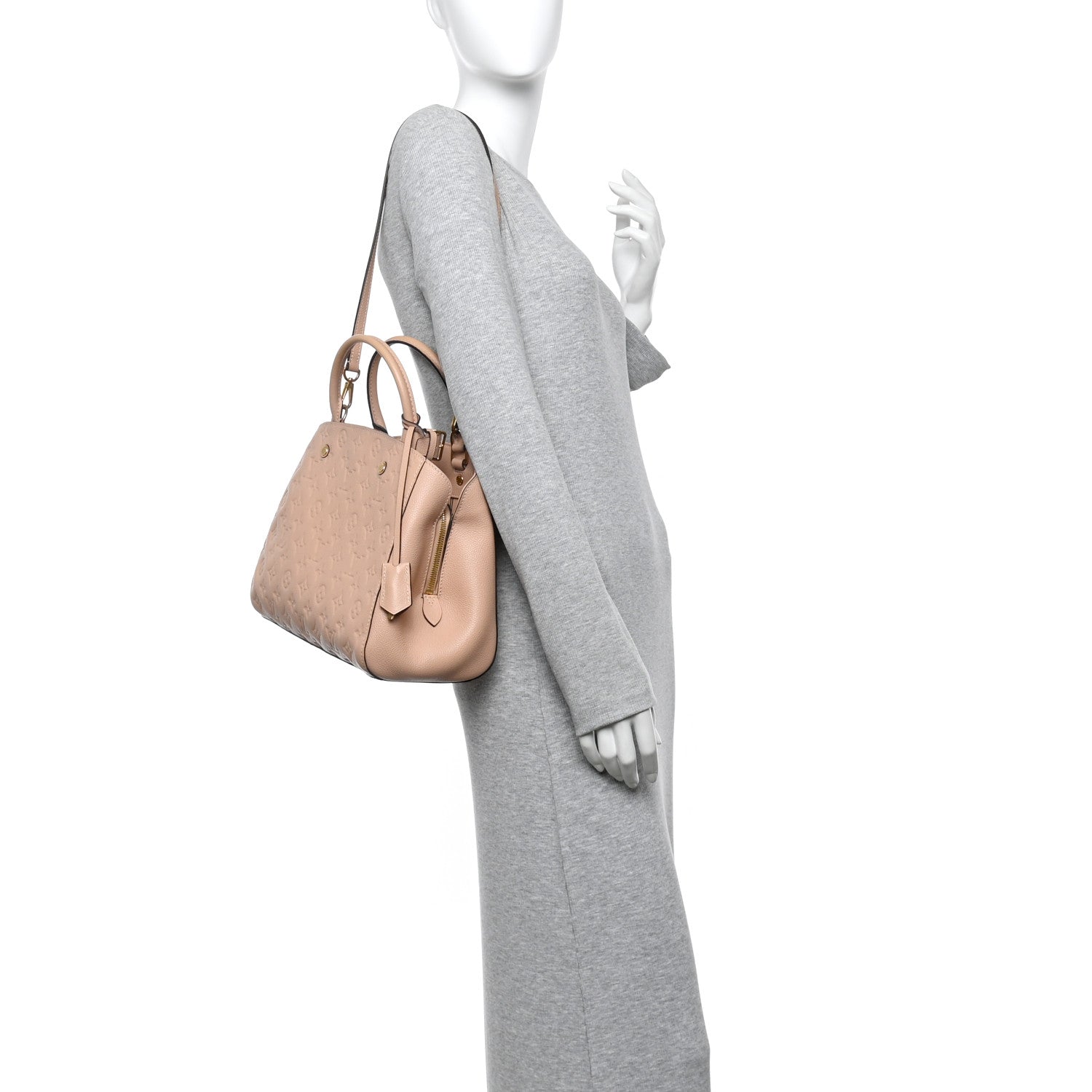 Louis Vuitton Empreinte Montaigne MM Beige Rose 2 of 9