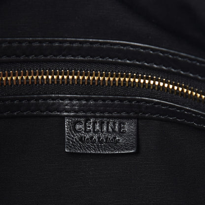 Celine Pony Hair Racer Stripe Tote Green 6 of 17