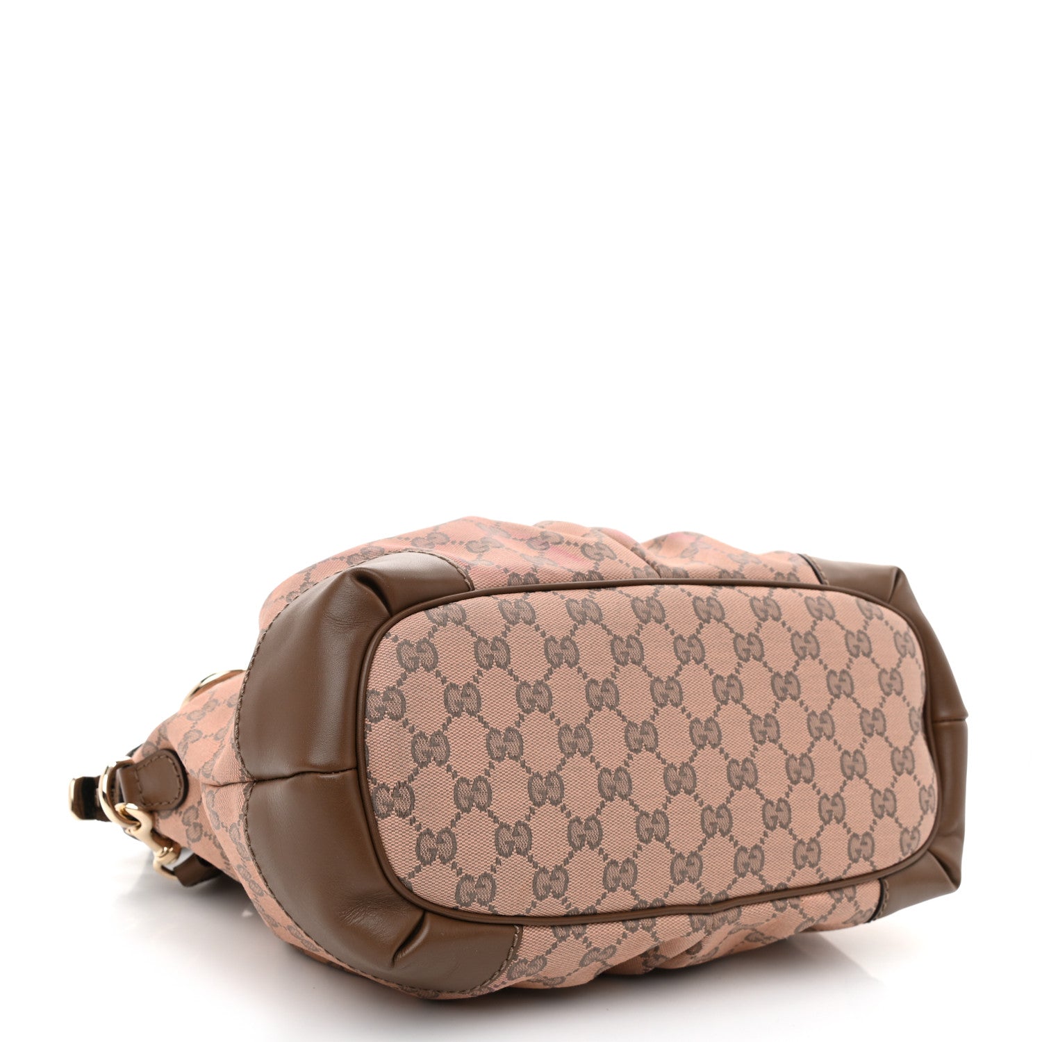Gucci Monogram Medium Sukey Top Handle Bag Beige Brown 3 of 8