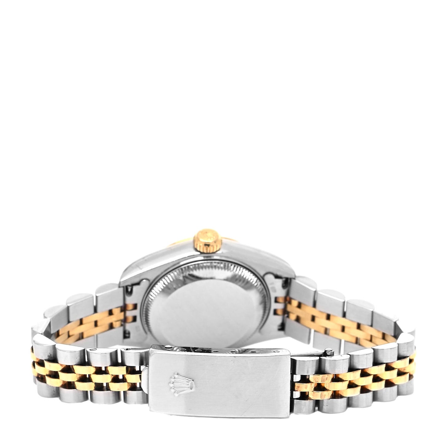 Stainless Steel 18K Yellow Gold Diamond 26mm Oyster Perpetual Datejust Watch Champagne 79173