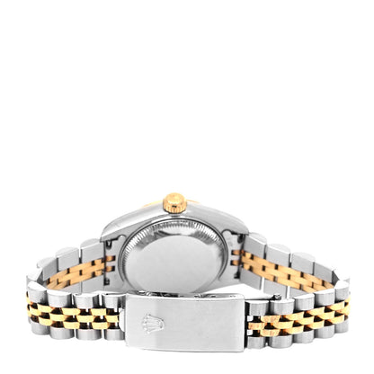 Rolex Stainless Steel 18K Yellow Gold Diamond 26mm Oyster Perpetual Datejust Watch Champagne 79173 3 of 4