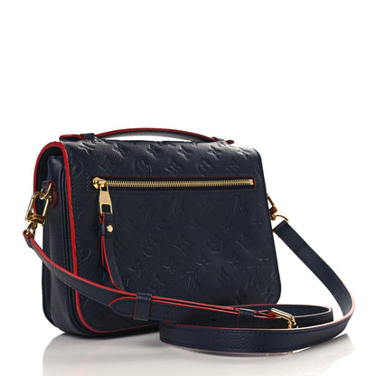 Louis Vuitton Empreinte Pochette Metis Marine Rouge 3 of 9