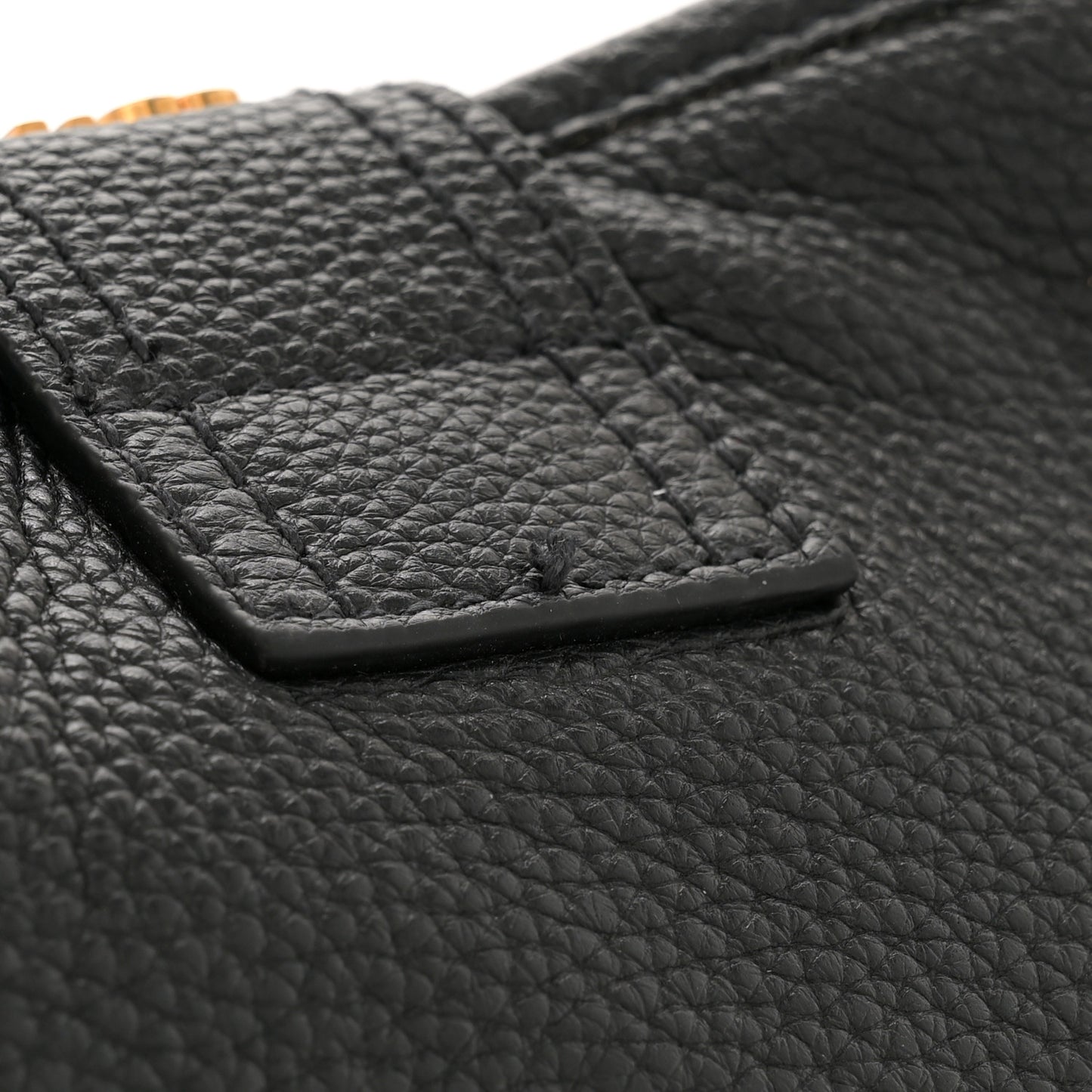 Vitello Daino Shoulder Bag Black