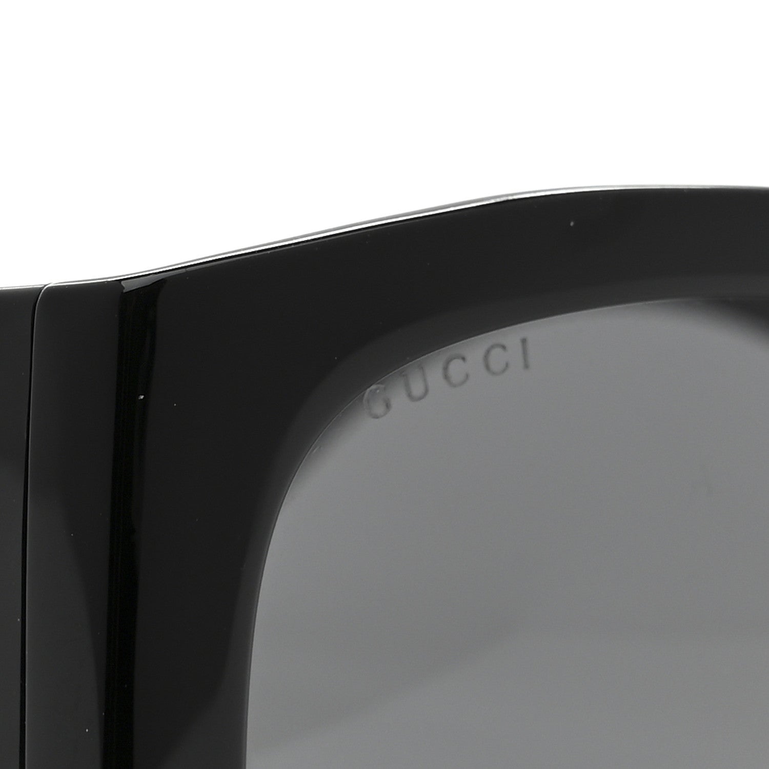 Gucci Acetate Square Frame Sunglasses GG0142SA Black 7 of 8