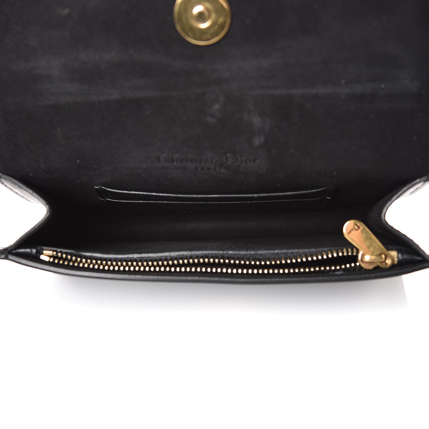 Christian Dior Calfskin Saddle Belt Bag Black 5 of 6