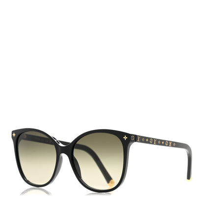 Louis Vuitton Acetate My Monogram Light Cat Eye Sunglasses Z1657W Black 1 of 11
