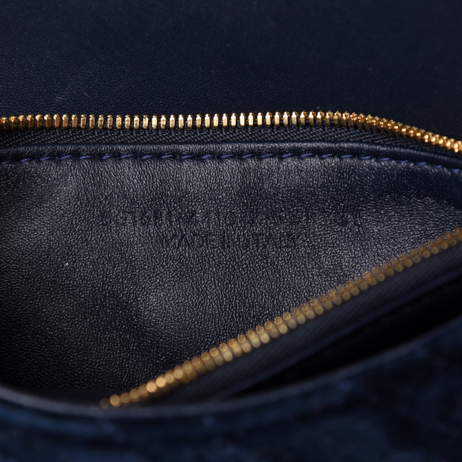 Balenciaga Velvet Logo Matelasse BB Chain Wallet Navy 7 of 10