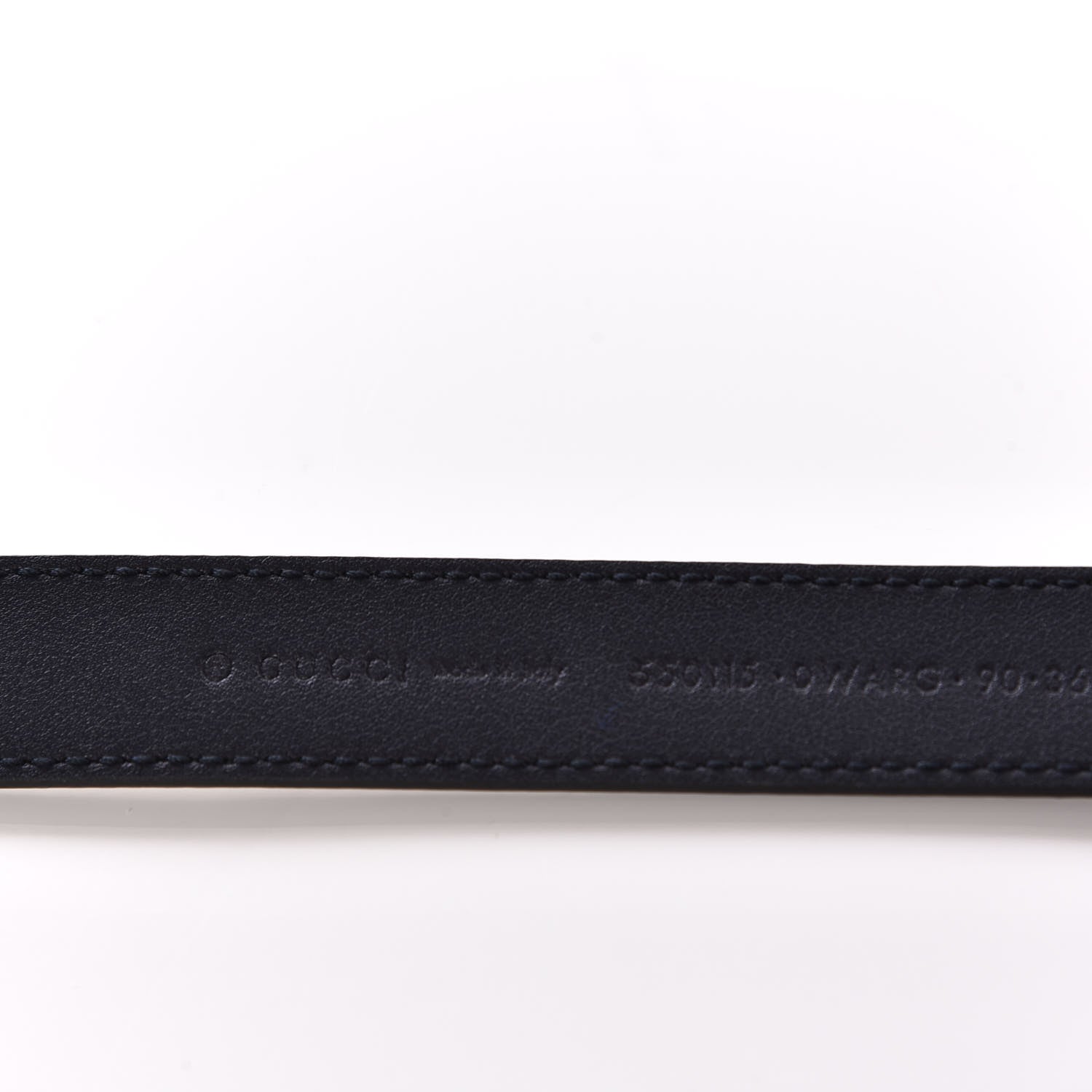 Gucci Calfskin Torchon Double G 20mm Belt 90 36 Off White Blue Red 7 of 9