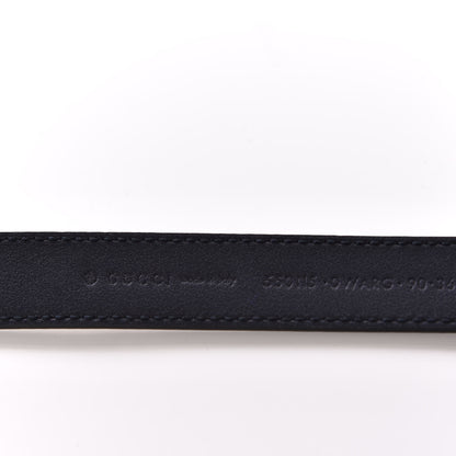 Gucci Calfskin Torchon Double G 20mm Belt 90 36 Off White Blue Red 7 of 9