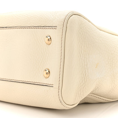 Gucci Pebbled Calfskin Small Soho Top Handle Bag Off White 9 of 15
