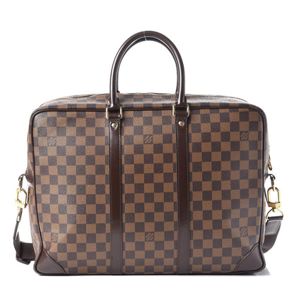 Louis Vuitton Damier Ebene Porte Documents Voyage GM 1 of 10