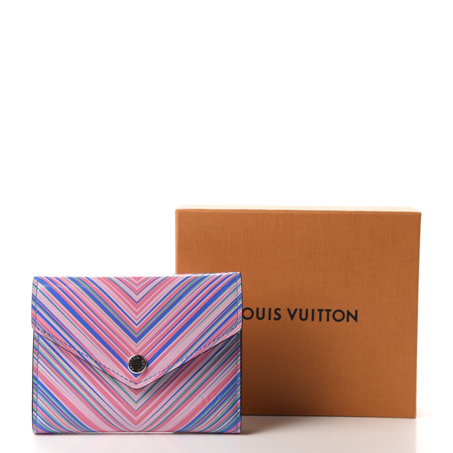 Epi Tropical Victorine Wallet Blue Rose