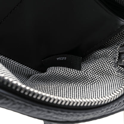 Alexander Wang Pebbled Lambskin Rose Large Fumo Clutch Black 8 of 9