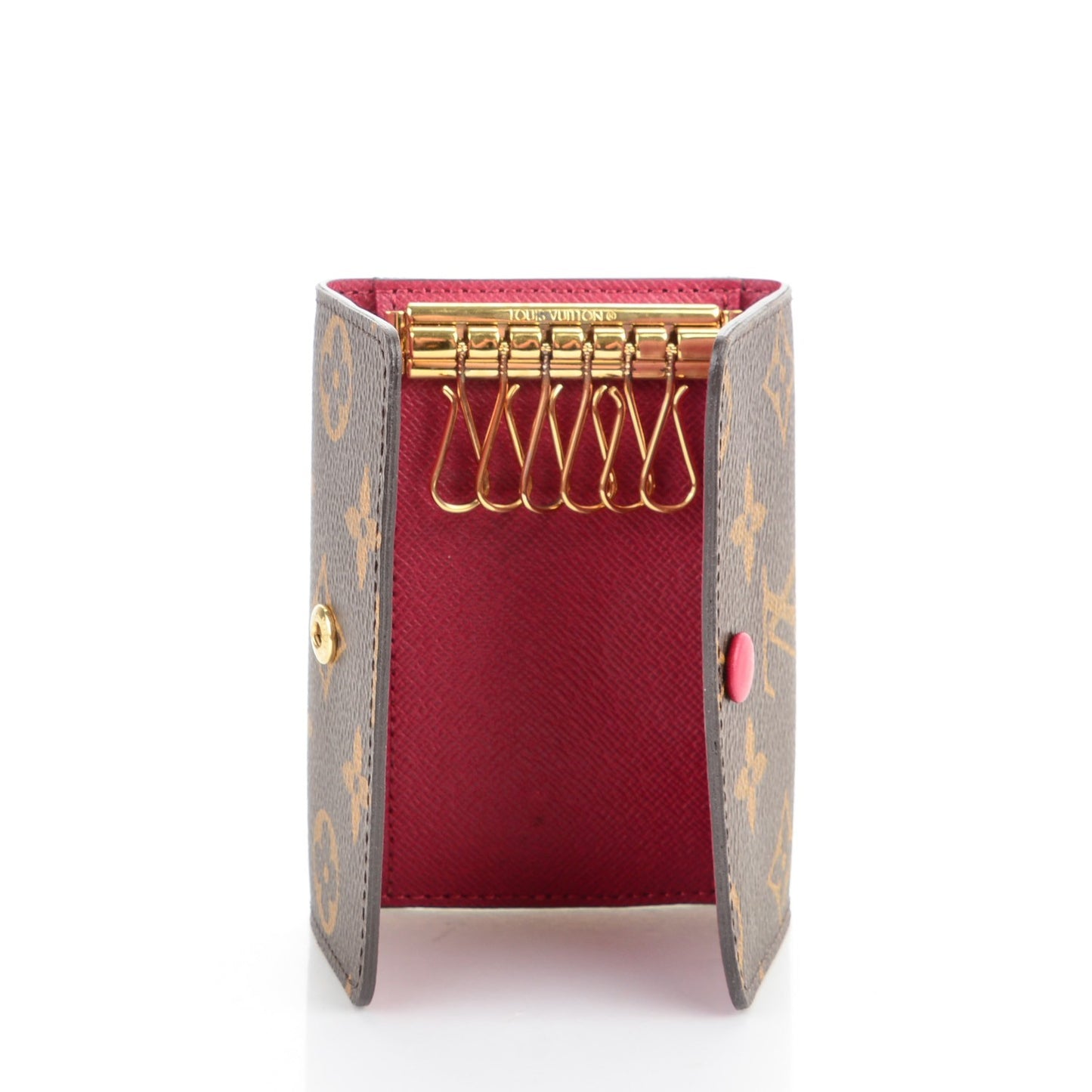 Monogram 6 Key Multicles Holder Fuchsia
