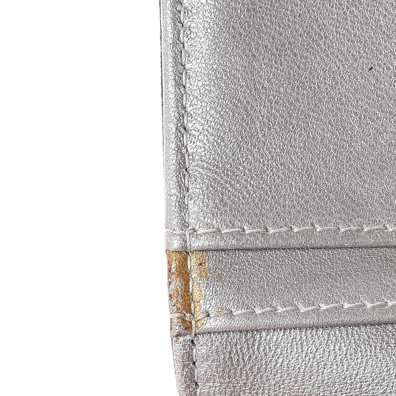 Chanel Lambskin Camellia Embossed Yen Wallet Black 10 of 15