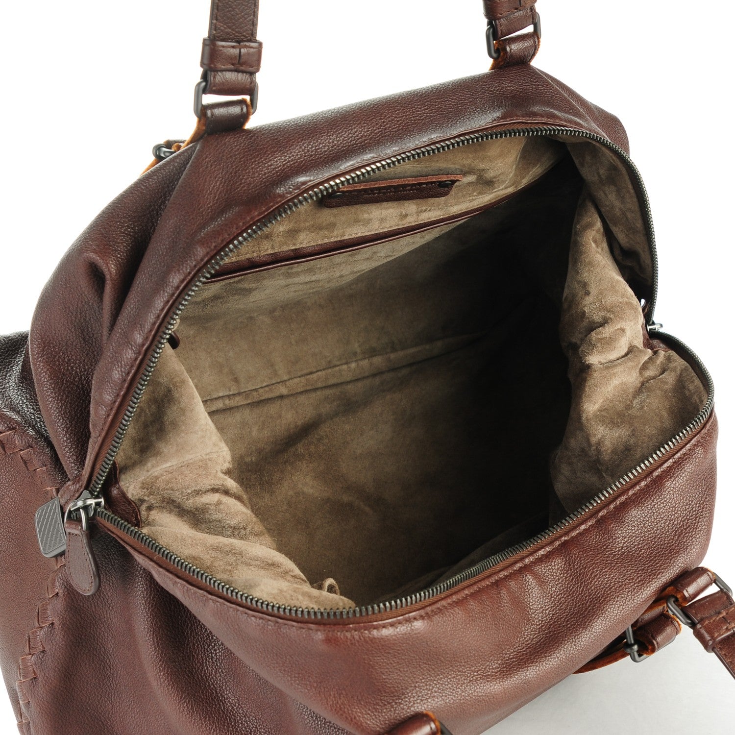 Bottega Veneta Buffalo Satchel Cioccolato 5 of 8