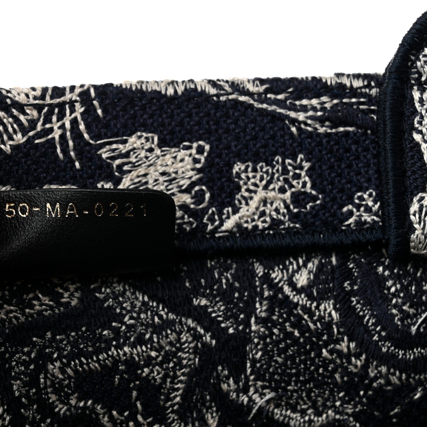 Canvas Embroidered Medium Dioriviera Toile De Jouy Reverse Book Tote Blue