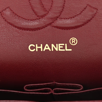 Chanel Lambskin Quilted Medium Double Flap Black 6 of 11