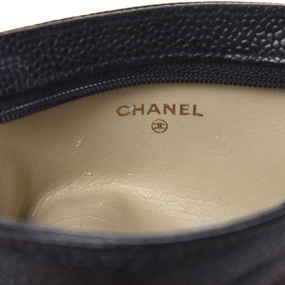 Chanel Caviar Timeless CC Cosmetic Pouch Black 6 of 9