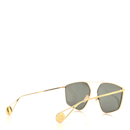 Gucci Square Frame GG0437SA Sunglasses Gold 4 of 8