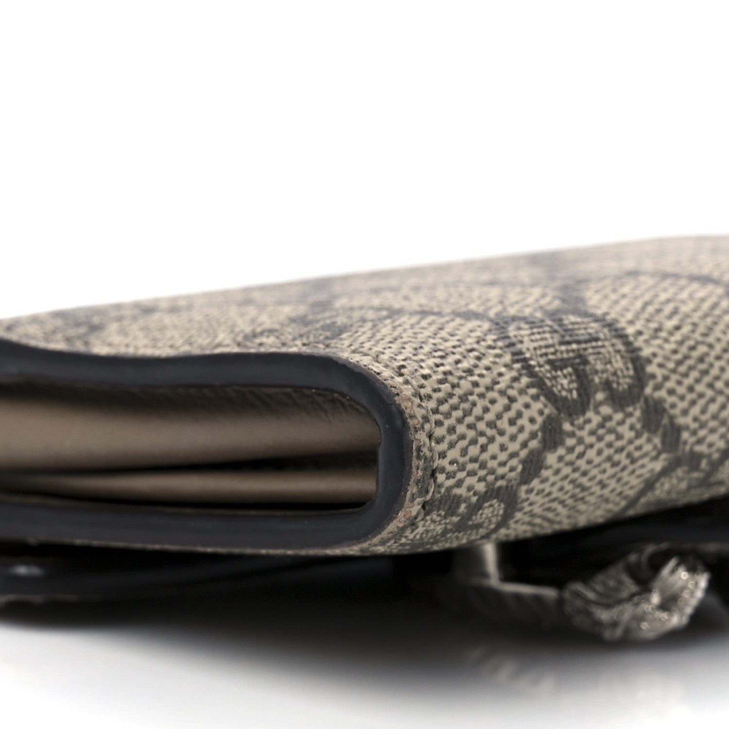Gucci GG Supreme Monogram Dionysus Coin Purse Taupe 9 of 12