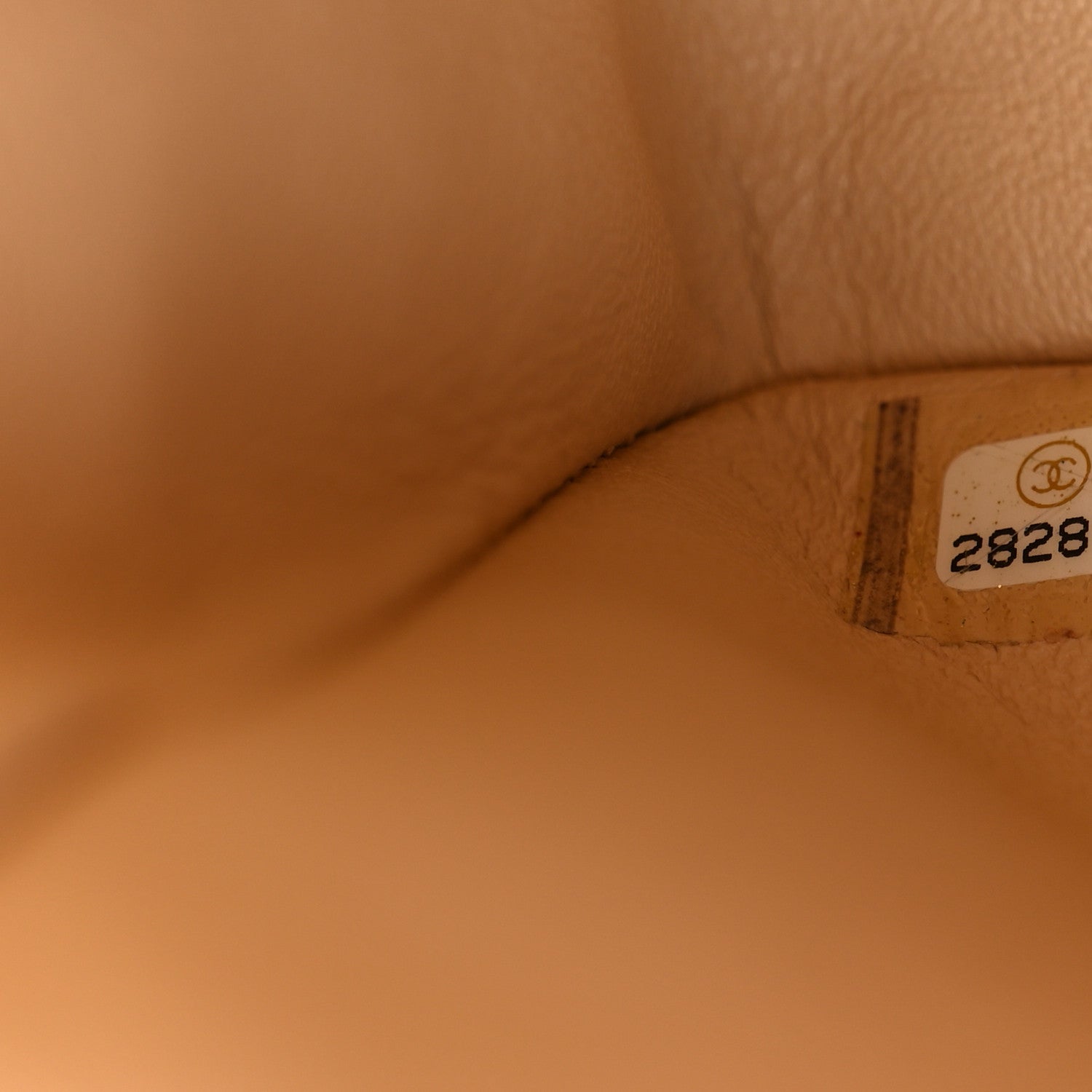 Chanel Caviar Quilted Medium Double Flap Beige 7 of 10