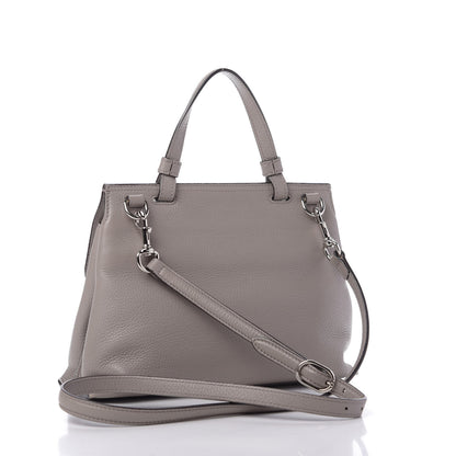 Gucci Cellarius Calfskin Small Bamboo Daily Top Handle Bag Storm Grey 4 of 9