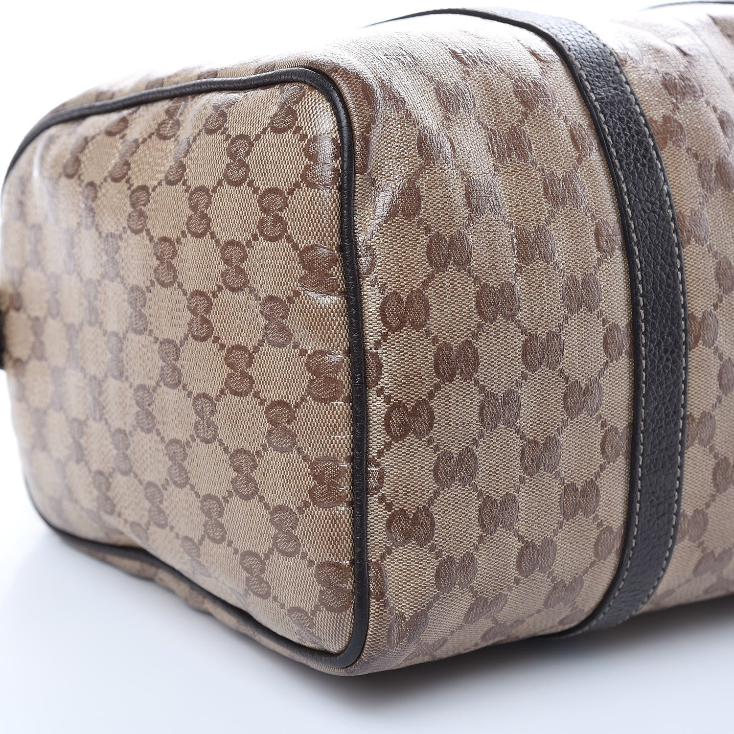 Gucci Crystal Monogram Medium Joy Boston Dark Brown 8 of 17