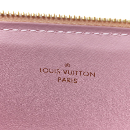 Louis Vuitton Damier Azur Pochette Felicie Chain Wallet Rose Ballerine 19 of 39