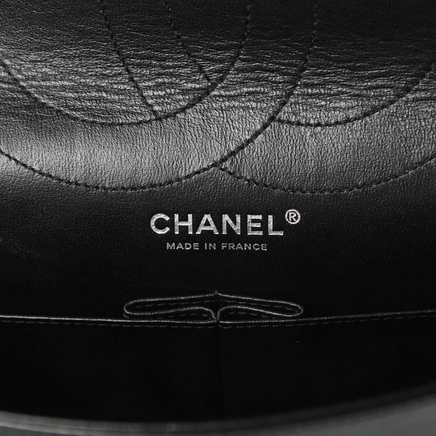 Chanel Glazed Aged Calfskin Quilted 2.55 Reissue 227 Flap Black 8 of 11