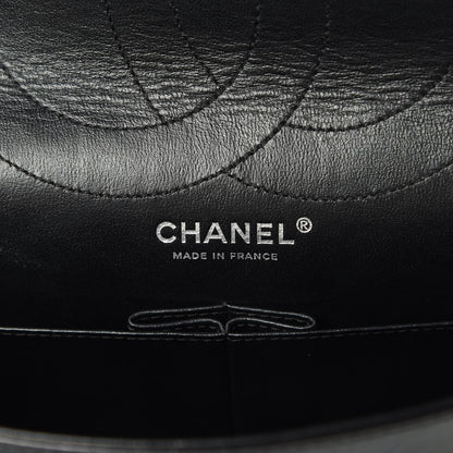 Chanel Glazed Aged Calfskin Quilted 2.55 Reissue 227 Flap Black 8 of 11