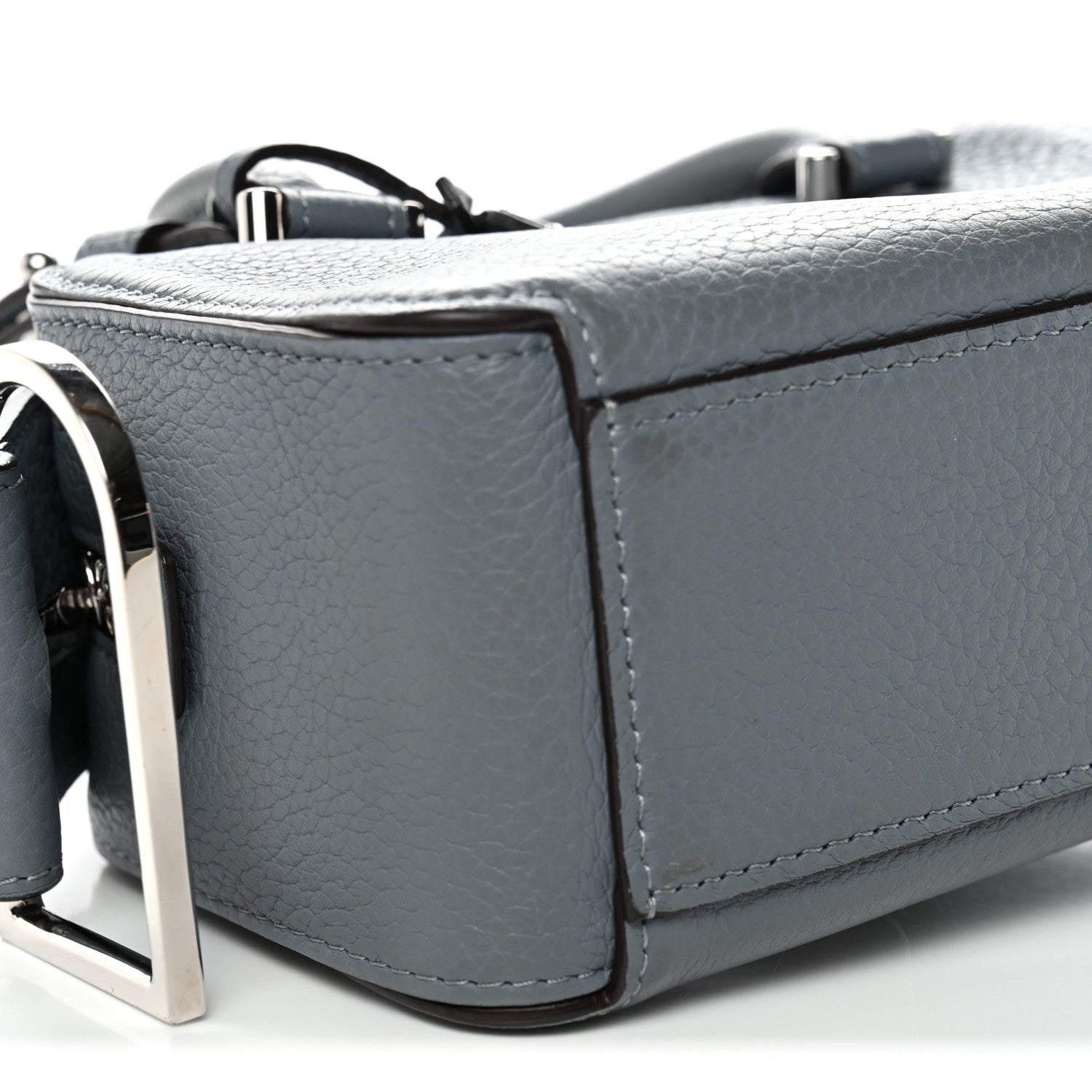 Delvaux Taurillon Soft Nano Cool Box Satchel Pacific 8 of 11