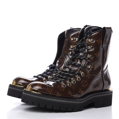 Louis Vuitton Monogram Glaze Mens Outland Ankle Boots 8 Ebene 3 of 9