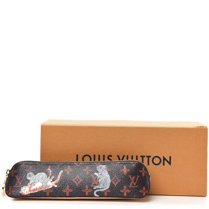 Louis Vuitton Catogram Elizabeth Pouch Orange Marron 10 of 10