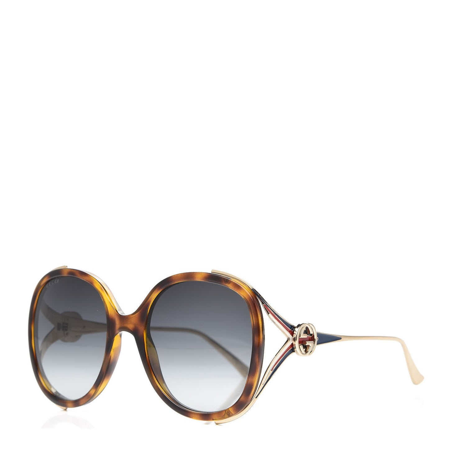 Round Frame Injected GG0226S Sunglasses Tortoise