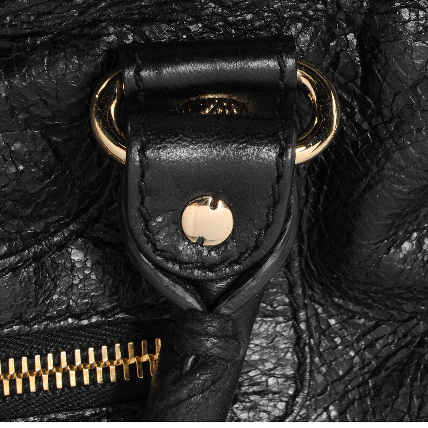 Agneau Giant 12 Gold Hardware City Black