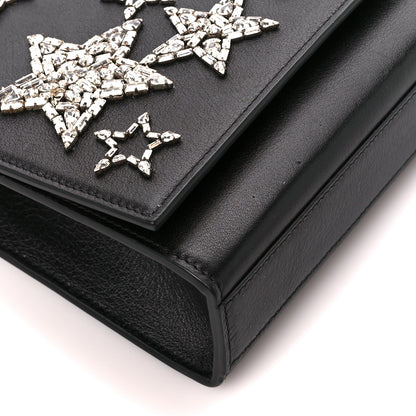 Saint Laurent Calfskin Crystal Star Medium Monogram Kate Satchel Black 10 of 11